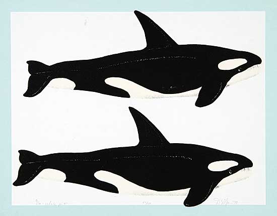 #320 ~ Thauberger - Whale Print  #40/150