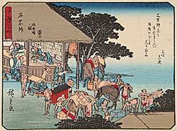 #13 ~ Hiroshige - Untitled - Departure