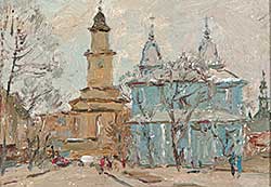 #202 ~ Andrievsky Sobor - Untitled - Churches on the Bank of the Banks of the Dnipro River, Ukraine