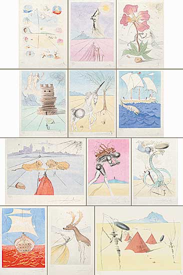 #69 ~ Dali - The Twelve Tribes of Israel  #XXVII/XXXV