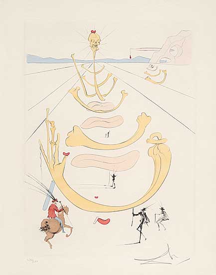 #81 ~ Dali - Masque de la Mort  #236/240