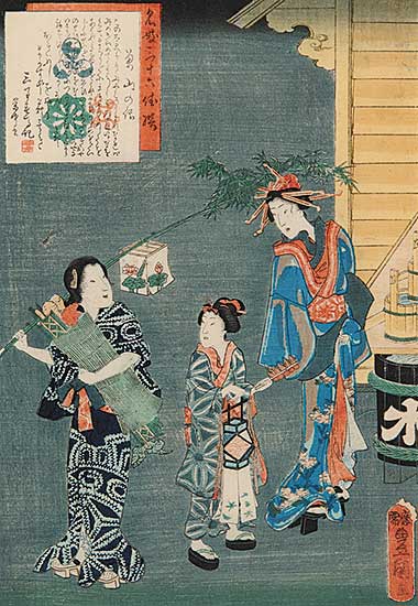 #118 ~ Kunisada - Untitled - Shopping