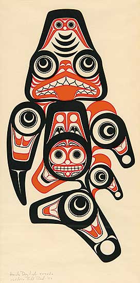 #94 ~ Reid - Haida Dog Fish - Xaxada  #367/450