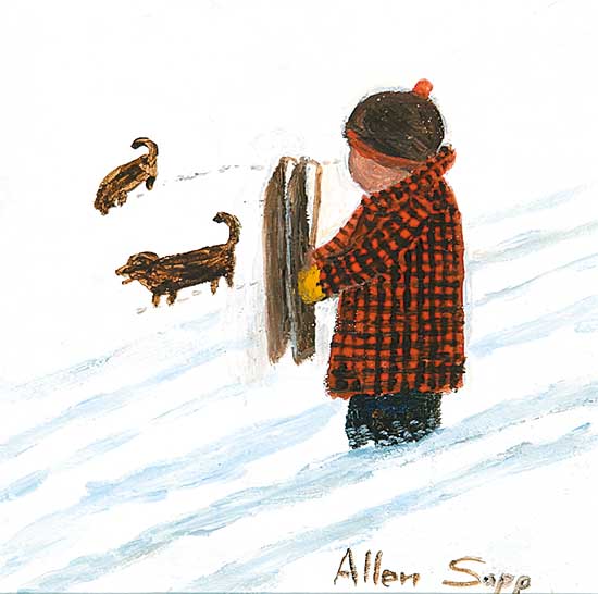 #99 ~ Sapp - Kid with Sleigh