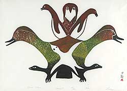 #40 ~ Inuit - Bird Totem  #40/50