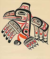 #95 ~ Reid - Untitled - Haida Bird