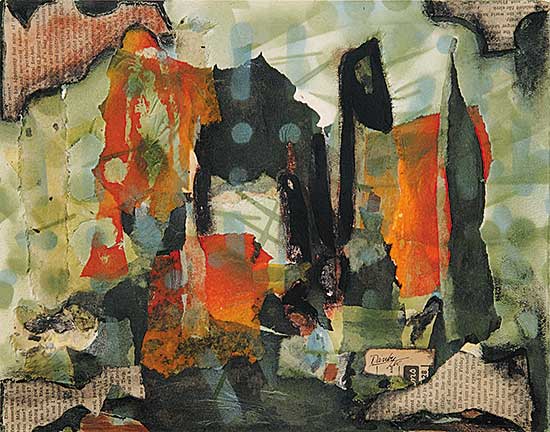 #19.1 ~ Danby - Green Abstract