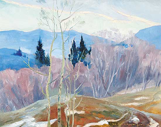 #20 ~ de Grandmaison - March Skies, Alta.