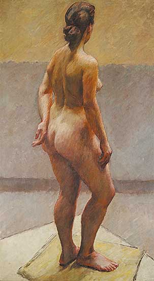 #35 ~ Goranson - Untitled - Standing Nude