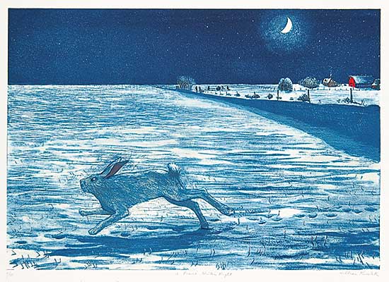 #46 ~ Kurelek - A Prairie Winter's Night  #5/50