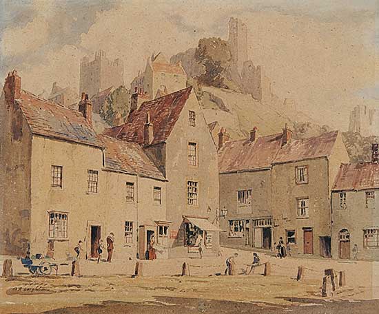 #59 ~ Leighton - Untitled - The Town Square Below the Castle
