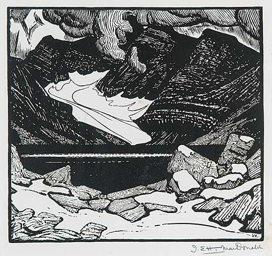 #72 ~ MacDonald - A Glacial Lake, Rocky Mountains  #82/100