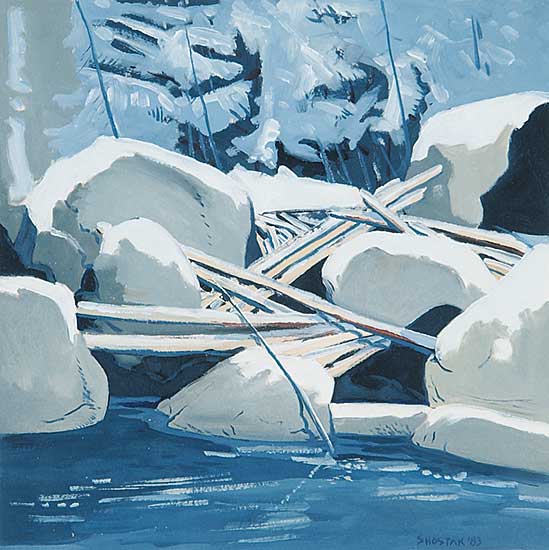 #122.3 ~ Shostak - Winter on Hornby Island