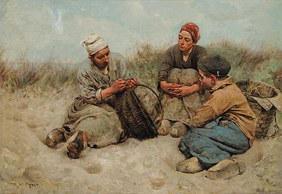 #223.1 ~ McGregor - Untitled - Mending the Basket