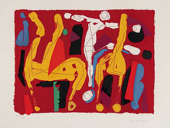 #319 ~ Marini - Untitled - Horses and Rider  #E.A. 3/10