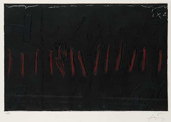 #330 ~ Tapies - Untitled [Cinta Negra]  #HC