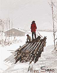 #120 ~ Sapp - Untitled - Bringing Home Some Wood
