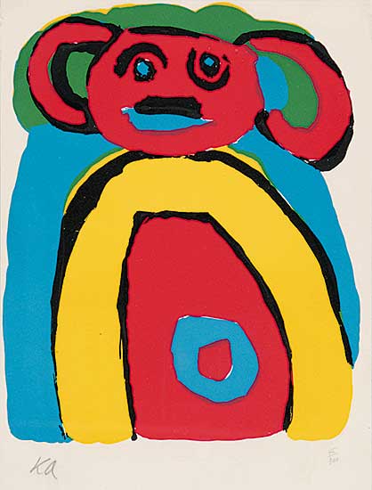 #403 ~ Appel - Untitled - Monkey  #45/300