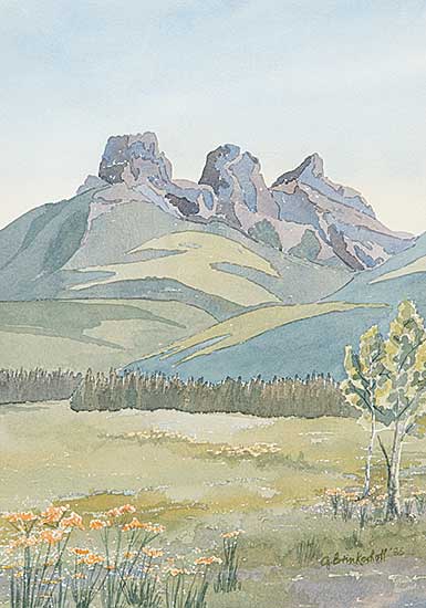 #444 ~ Brinkerhoff - Springtime at Three Sisters