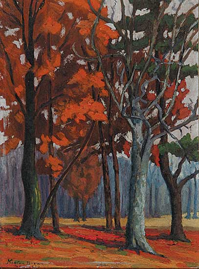 #449 ~ Brown - Untitled - Autumn Forest