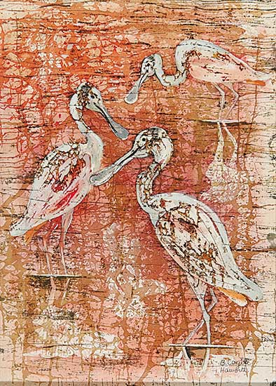 #549 ~ Haworth - Roseate Spoonbills