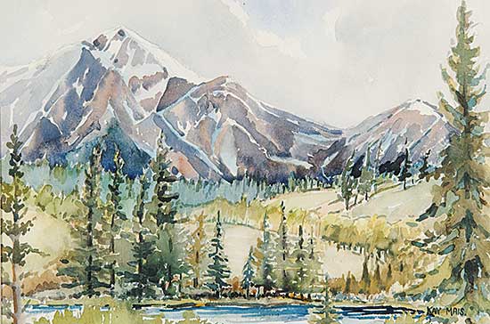 #591 ~ Mais - Pyramid Mt. Jasper