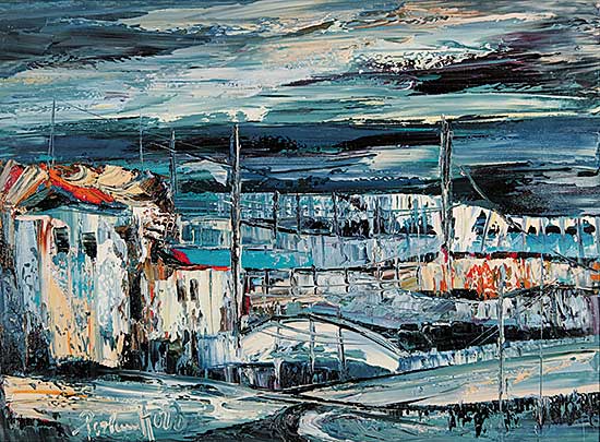#638 ~ Perlmutter - Untitled - Coastal Town