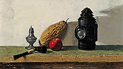 #727 ~ Semple - Untitled - Still Life with Pipe and Lantern