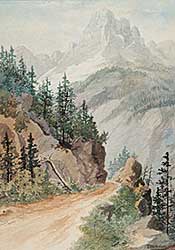 #789 ~ Wilkinson - Untitled - Road through the Rockies