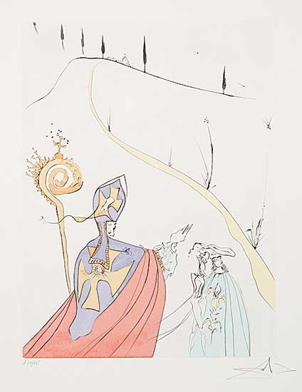 #90 ~ Dali - The Divine Love of Gala  #A 64/195