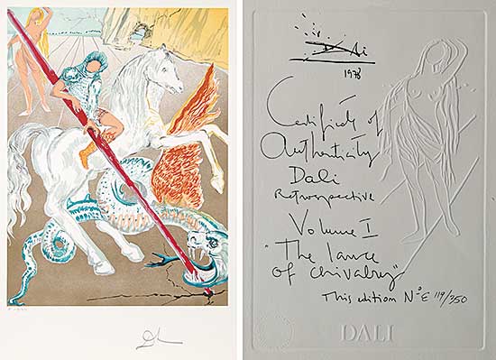 #93 ~ Dali - The Lance of Chivalry  #E119/350