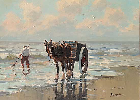#107 ~ De Winter - Untitled - Clam Digging