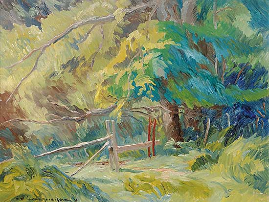 #27 ~ de Grandmaison - A Gate by the Old Oak, Sidney, B.C.
