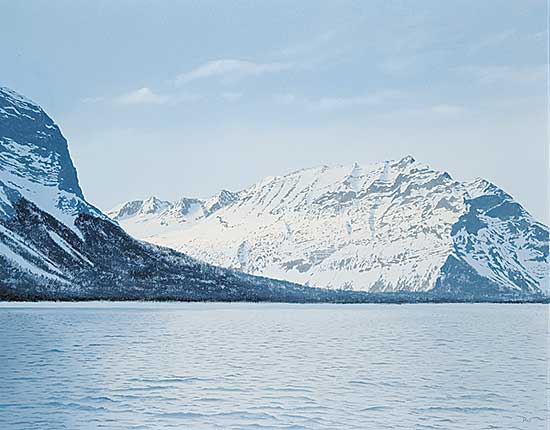 #84 ~ Raftery - Early Winter, Upper Kananaskis Lake