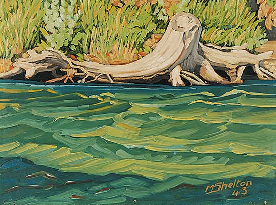 #95 ~ Shelton - Untitled - River Bank