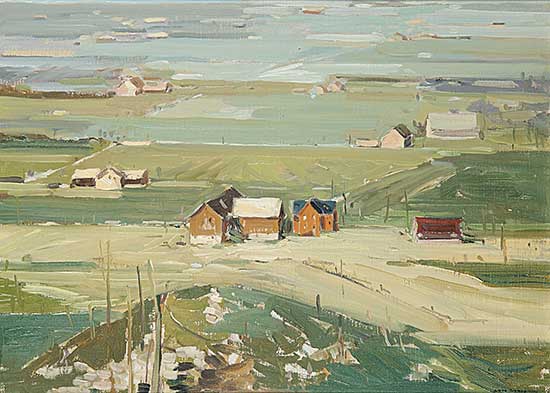 #112 ~ Yuzbasiyan - From East Side Studio Window, Collingwood Studio