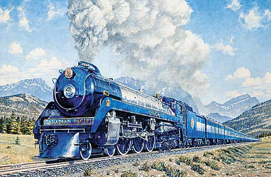 #212 ~ Hiney - Canadian Pacific Royal Train, 1939 Hudson 4-C-4 Class Htd.