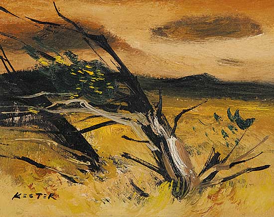 #213 ~ Kester - Landscape at Sunset