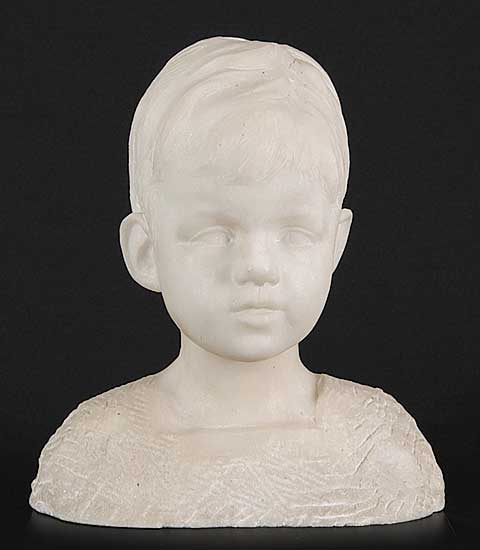 #227 ~ van Wijk - Untitled - Bust of a Young Boy