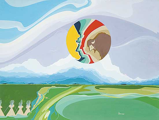 #318 ~ Janvier - Untitled - Buffalo Spirit