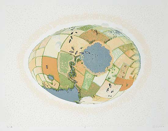 #432 ~ Fafard - Pictograph of Goose and Eye  #27/75