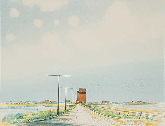 #451 ~ Hurley - Untitled - Grain Elevator