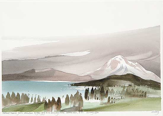 #470 ~ Onley - Mount Baker from Arbutus Ridge Golf and Country Club, Cobble Hill, B.C.