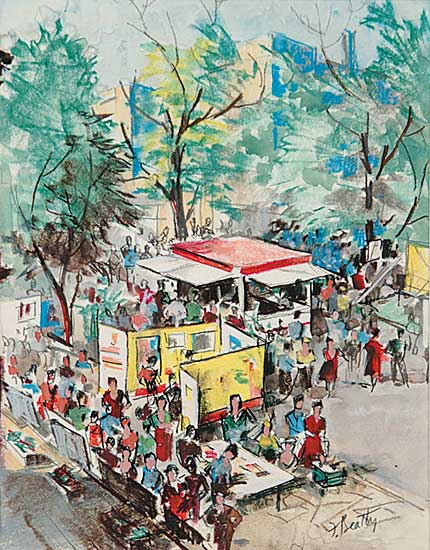 #614 ~ Beatty - Old Town Art Fair, Chicago