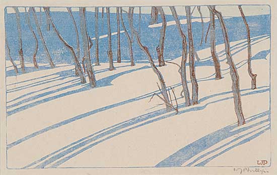 #812 ~ Phillips - The Red River in Winter