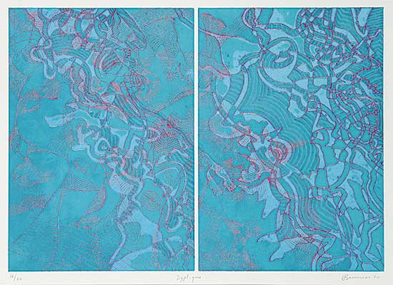 #845 ~ Saunier - Diptique  #16/60