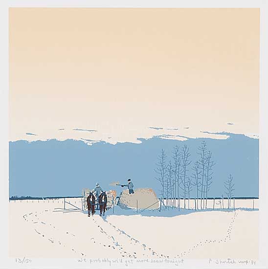 #863 ~ Shostak - We Probably Will Get More Snow Tonight  #13/150
