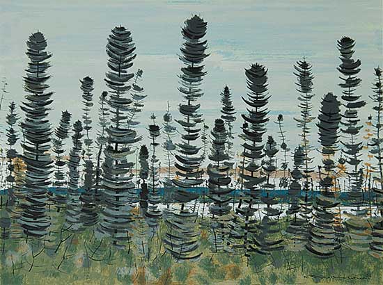 #895 ~ Tonnacour - Untitled - Trees