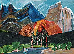 #799 ~ Perehudoff - Untitled - The Three Sisters
