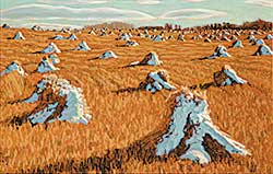 #862 ~ Sellin - Snow Stooks, Klein Farm, Cochrane, 1978